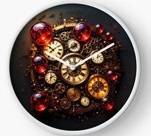 Futuristic Vintage Steampunk Clockwork Design