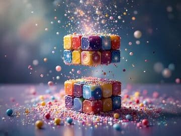 Rubik’s Cube, Partially Dissolved Samsung Galaxy Phone Case