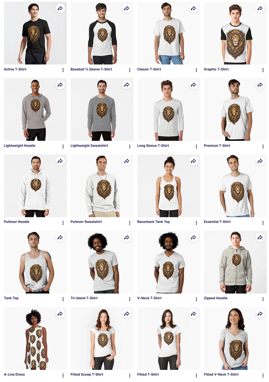 Industrial Lion Head