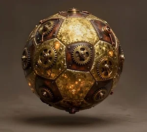 Industrial Steampunk Soccer Ball
