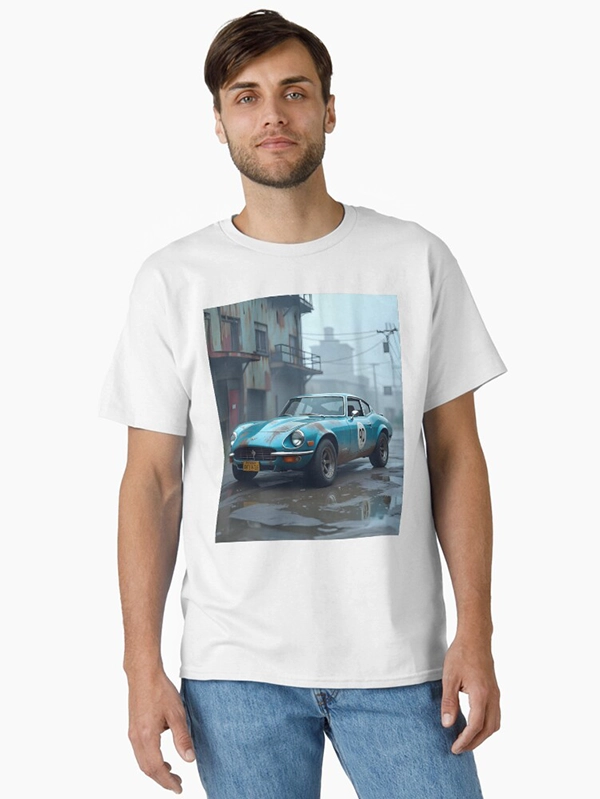 graphic tee lands perfectly.